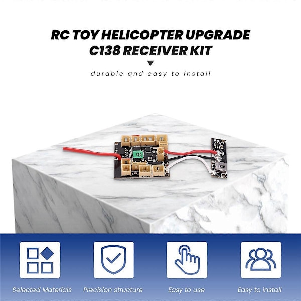 RC Legetøjshelikopter Opgradering C138 Modtager Kit til RC ERA C138 Bell 206 1:33 RC Legetøjshelikopter Dele