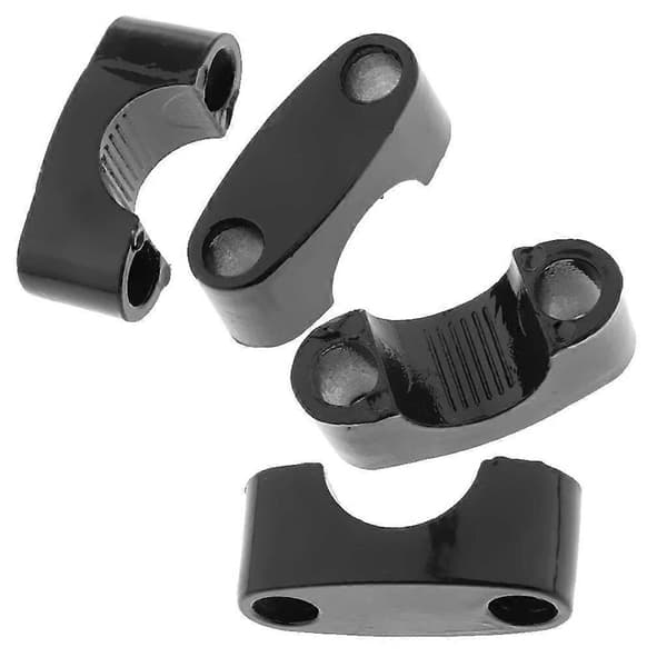 Universal 22mm Styre Fat Bar Riser Monteringsklemme Adapter Svart