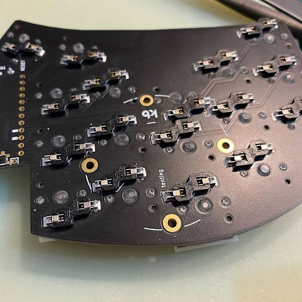 50 st/set Lågprofil Socket Hot Swap Chokladbrytare för Kailh 1350 Mekaniskt Tangentbord Brytare Hot Plug