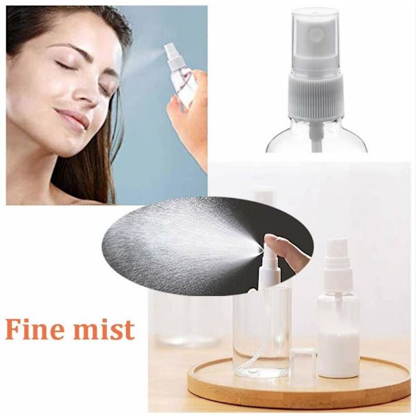 Bärbar plastsprayflaska för kosmetika - 30 ml, 3 st