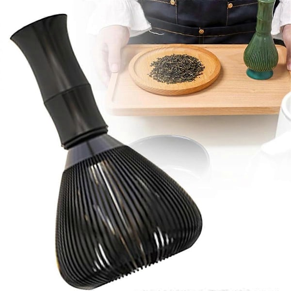 Traditionell Matcha Visp Återanvändbar PP Resin Matcha Visp Svart