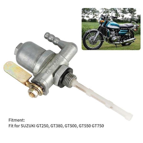 44MM Manuel Gas Hane Benzinventil Brændstofventil Passer til SUZUKI GT250 GT380 GT500 GT550 GT750