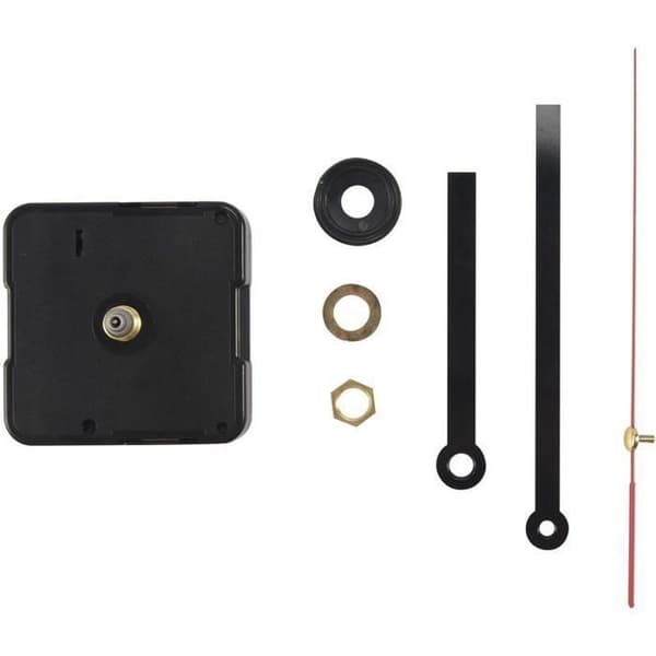 Quartz Urværk Mekanisme DIY Reservedele Sorte Viser