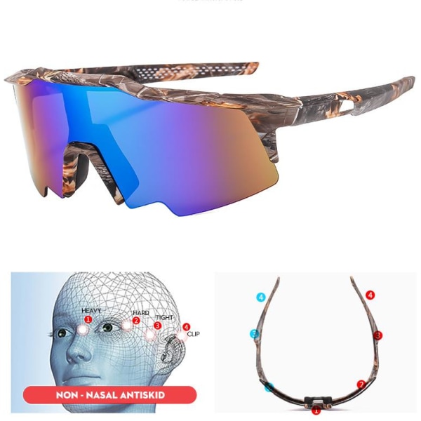 Goggles-utendørs sportsbriller alt i ett 1 stk