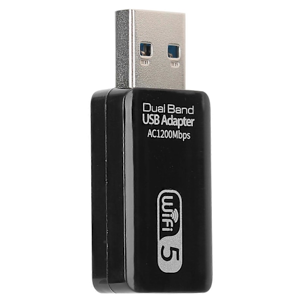 Dual Band USB Adapter WIFI5 AC1200Mbps 2.4GHz 5.8GHz Trådløst Netværkskort USB3.0 Interface