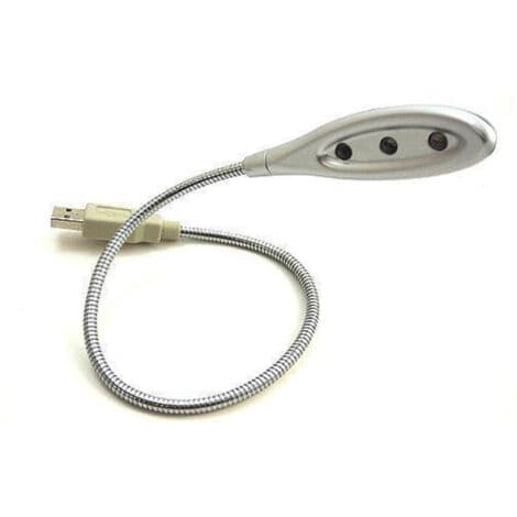 USB LED-lampe for bærbar PC, fleksibel, 5V 3W