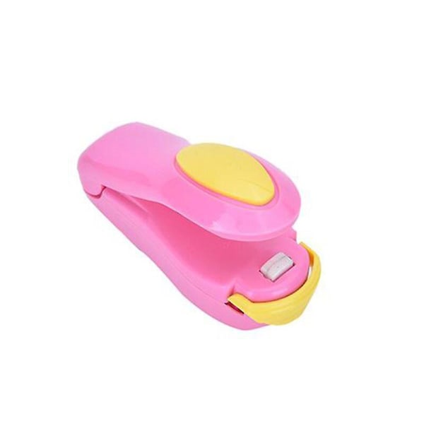 Praktisk Mini Sealer Köksverktyg Bärbar matklämma Heat Sealer Sealer (rosa)
