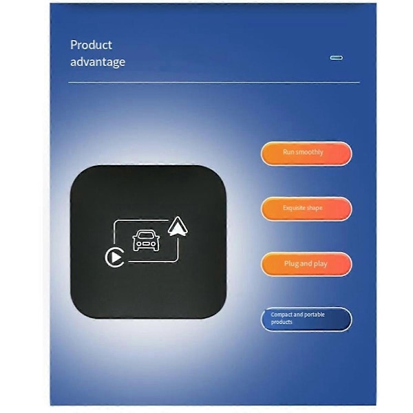 Trådlös Carplay Android Auto Trådlös Streamingenhet för Bil Carplay Ai Box Android 13 System Mu