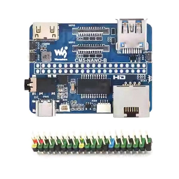 Waveshare CM5 Mini Base IO Board NANO B til Raspberry Pi