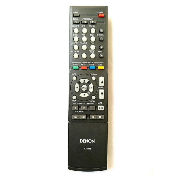 RC-1168 for Denon Audio Video Receiver AV System Fjernkontroll AVR1613