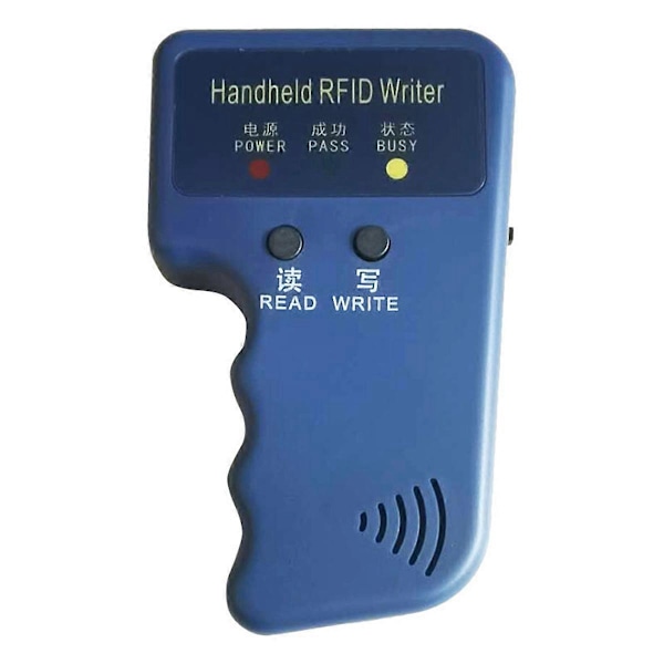 125KHz Kortläsare och Skrivare för ID HID och AWID Handhållen RFID-kopierare med 3 T5577 Nyckelbrickor