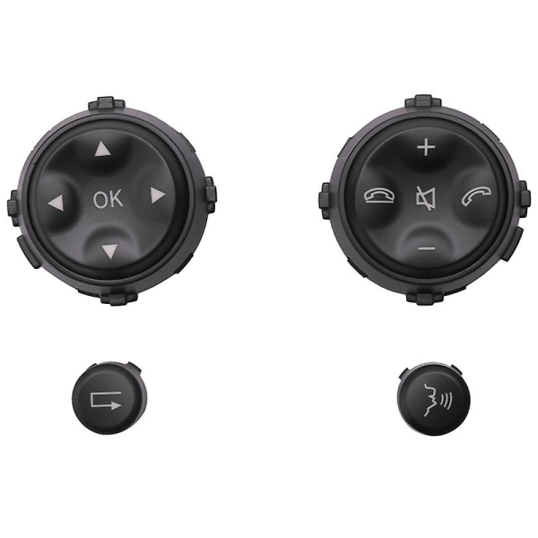 Auton monitoiminen ohjauspyörän painike W221 S-luokkaan S280 S300 S350 S400 Musta