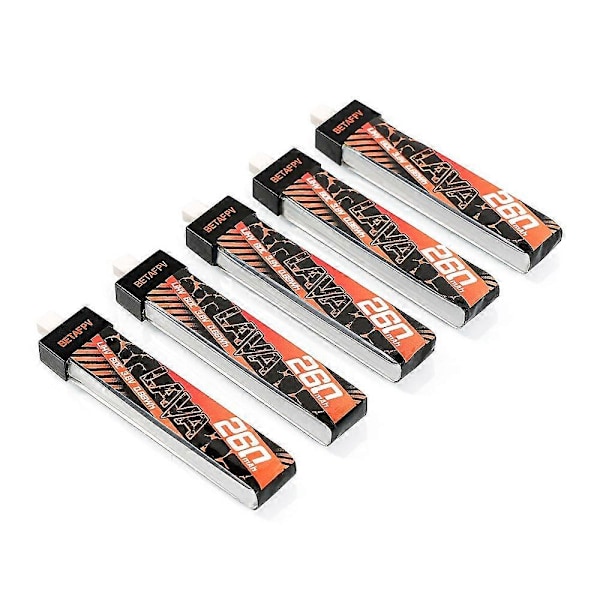 5 KPL / 10 KPL BETAFPV 3.8V 260mAh 80C 1S LiHV Akku Korkean Suorituskyvyn Z-Taitto Prosessi BT2.0 Liitin