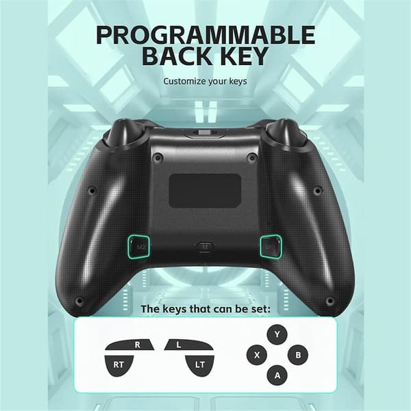 Trådløs spillkonsoll med programmerbar turbo-funksjon Hall-trigger /LITE/PC/Android-konsoll