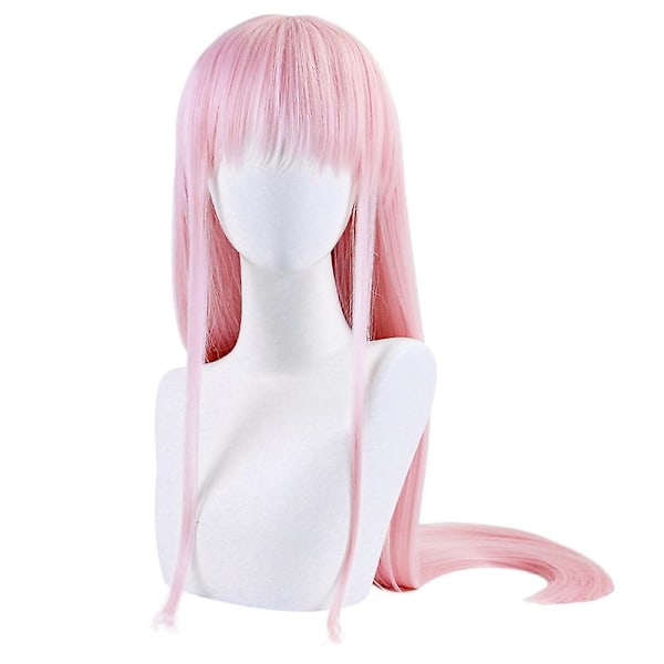 DARLING In The FRANXX Zero Two 02 Cosplay Paryk Pige Halloween Kostume Kvinder Festival Karneval Maskerade Party Cosplay Paryk Anime