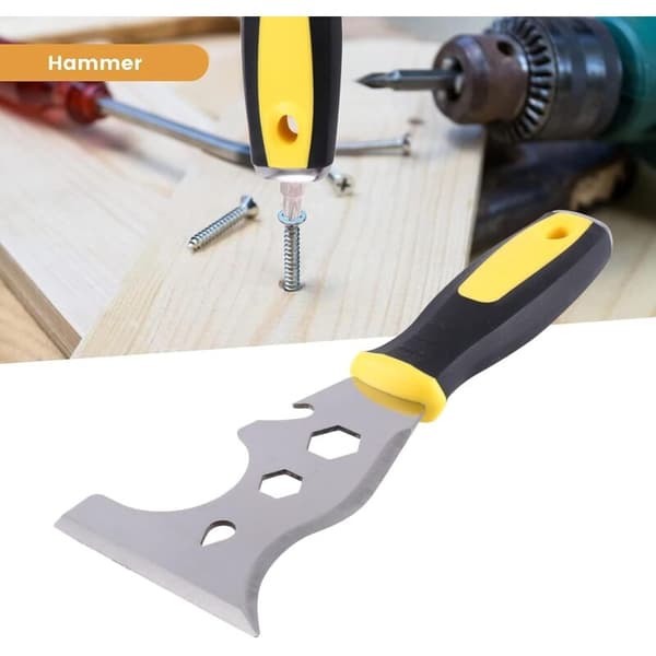 Multifunksjonell skrape, malerverktøy, sparkelspade, malingsskrape for gips, malingsskrape. Kniv