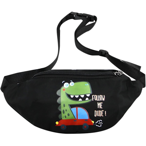 Søt Dinosaur Midjeveske for Barn - Mote Fanny Pack Belte Hip Bum Bag Skulderveske Brystpose for Løping Sykling Reiser