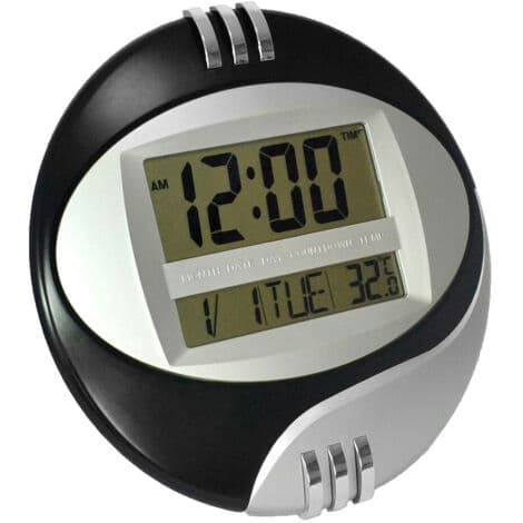 Digital väggklocka bordsvägg datumvisning temperaturvisning LCD-display