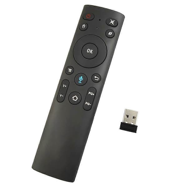 Q5+ Luftmus Bluetooth Stemmefjernkontroll for Smart TV Android Boks IPTV Trådløs 2.4G Stemmefjernkontroll