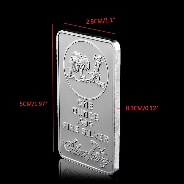 Prospector 1oz 999 Value Fine Silver Bullion Bar Union Metal Coinzszjbv53