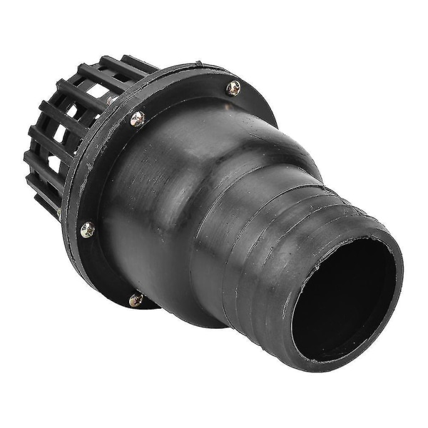 Vattenpumpfotventil Svart Pvc Lågtryck Platt Backventil För Vätskemaskin(3in)