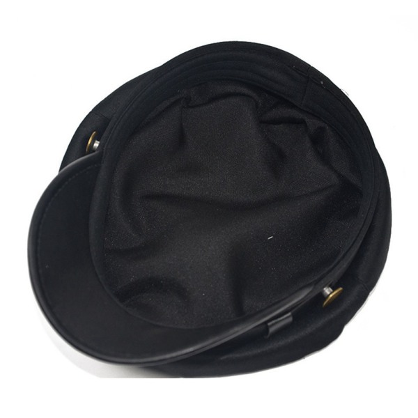 Flad baret lavet af PU-læder, bomuld, alsidig og åndbar