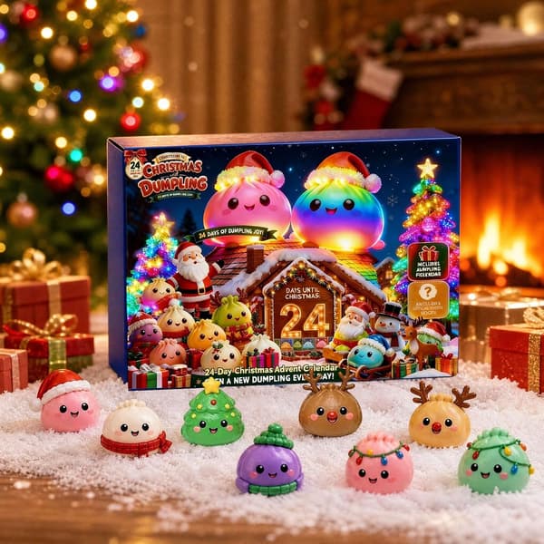 2026 Julepynt Squishies Dumpling Julekalender