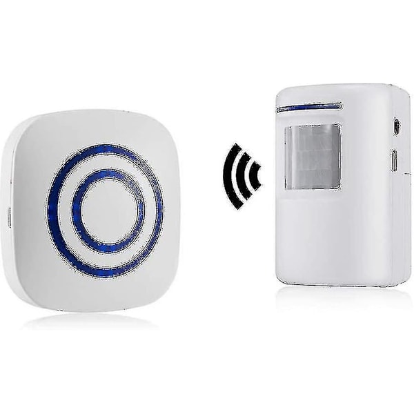 2024, passagealarm, butiksklokker, trådløst alarmsystem med bevægelsessensor infrarød menneskekropssensor dørklokke velkomstapparat smart home alarm