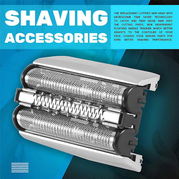 Ersättningsrakhuvud för Braun 83M 8-serie 8320S 8325S 8330S 8340S 8350S 8365CC 8370CC