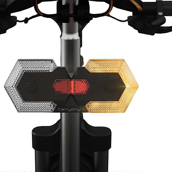 Cykel Blinklys For- og Baglygte med Smart Trådløs Fjernbetjening Cykel Baglygte til Cykel Advarselslampe