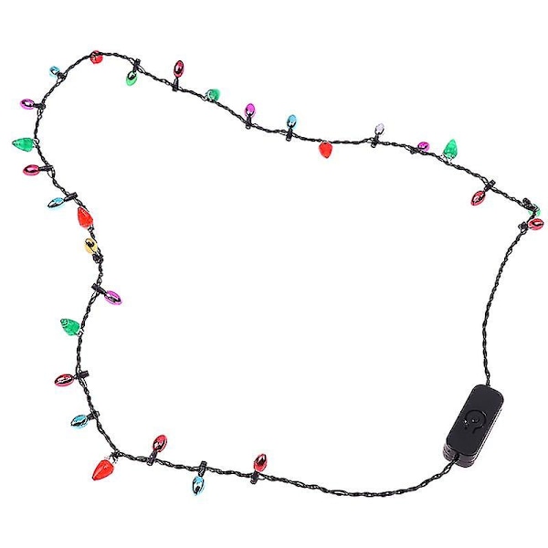 Ljuslyftande LED-halsband Blinkande Ljusupplyst Julbelysning