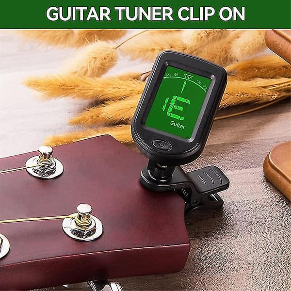 Kapo för gitarr, digitala kapos för gitarrtillbehör med plektrum, för akustisk gitarr, elgitarr, bas, fiol, ukulele och andra stränginstrument