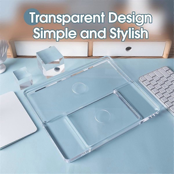 Tangentbord handledsstöd för IMac 2023 Magic Trackpad 2/3 Tangentbord Akryl Ställ Station parent Crys