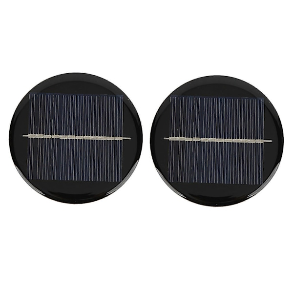 20242 st Solpanel 6V Rund 80mm Hög Konverteringsgrad Bra Ljustransmission Polysilikon Solcellspanel