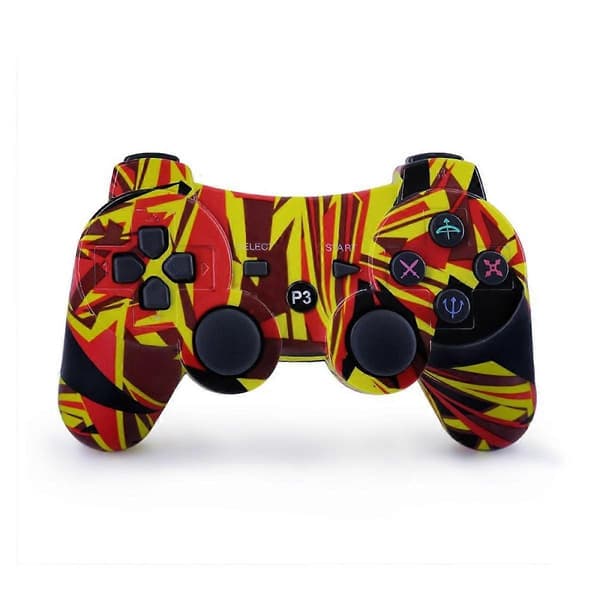 PS3 Controller Trådløs, Trådløs Controller Kompatibel med Playstation 3 med Højtydende Dualshock, PS-3 Controller Gamepad til Sony Playstati