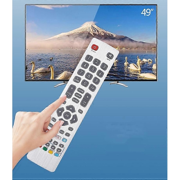 Fjernkontroll for Sharp Aquos Smart TV med YouTube NETFLIX-knapp 1 stk. TV-fjernkontroll for Sharp Aquos SHWRMC0115/DH1901091551