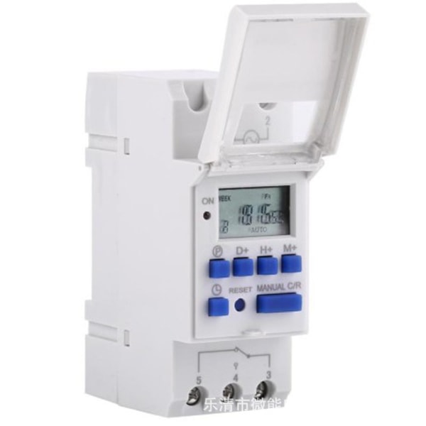 Digital veckotimer Din Rail Timer Digital veckotimer Elektronisk programmerbar timer 15A (AC220V)