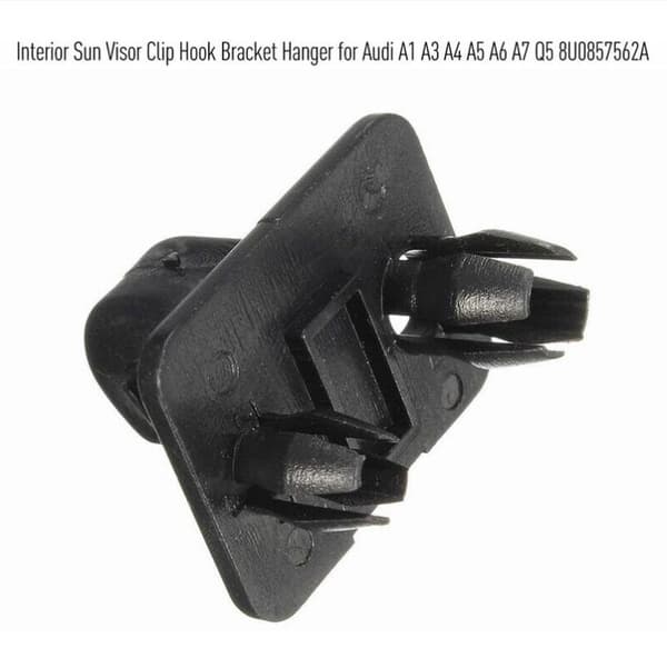Audi A1 A3 A4 A5 A6 A7 Q5 Solskærm Montering Krog 8U0857562A (Sort)