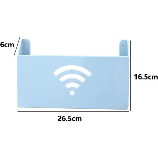 Hemidéer - WiFi-router Väggmonterad förvaringsbox, ljusgrön