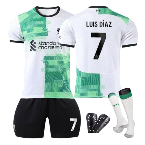 2324 Liverpool borta träningsdräkt jersey sportkläder herr- och damfotbollsuniform NO.7 S