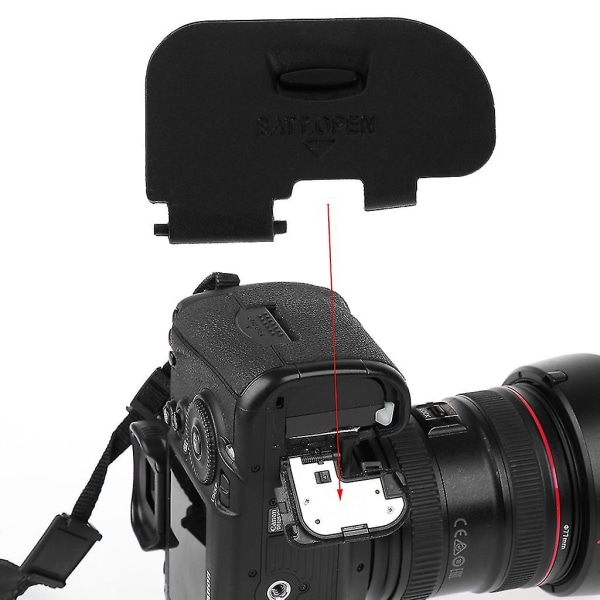 Batterilucka Cover Cap Ersättningsdelar för Canon Eos 60d kamerareparation Ny(bejoey) [XC]