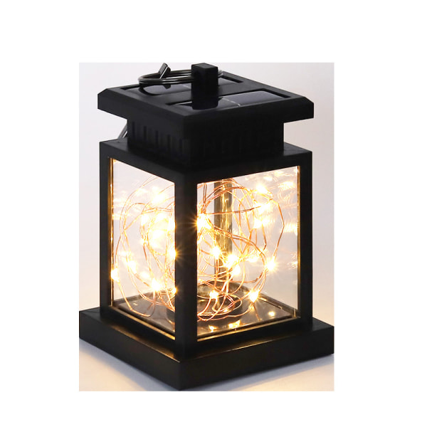 Vattentät Solar Lantern Solar Lantern Outdoor Garden, Solar Powered Outdoor Hanging Light