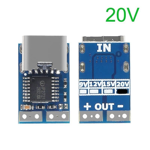 5 st Pdc004-pd Pd Decoy-modul Usb-c Pd 20v Dc Fast spänning Power Trigger-modul 5a Typ-c Hona