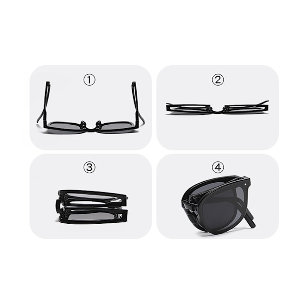 Foldable Classic Sunglasses Brown