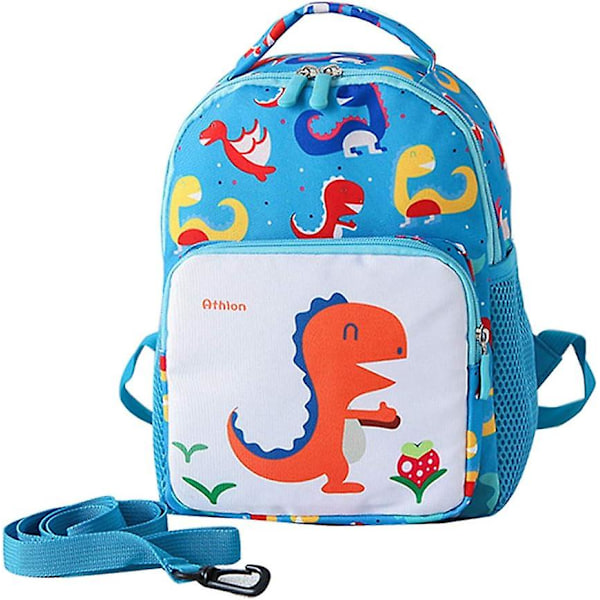 Sød dyre-/dinosaur-print rygsæk til småbørn, børnehavebørn, drenge, børnehave, skole, rygsæk til babyer og børn