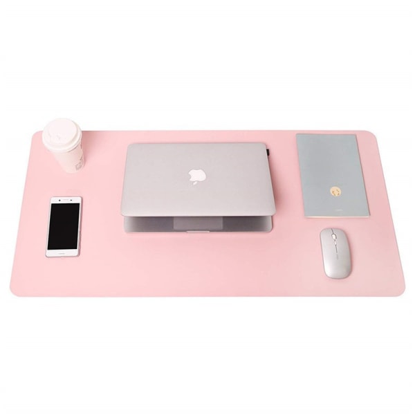 Pöytäalusta, hiirimatto, pöytäkoneen vedenpitävä pöytäalusta, näppäimistön ja hiiren nahkainen työpöytäalusta, toimiston vaaleanpunainen