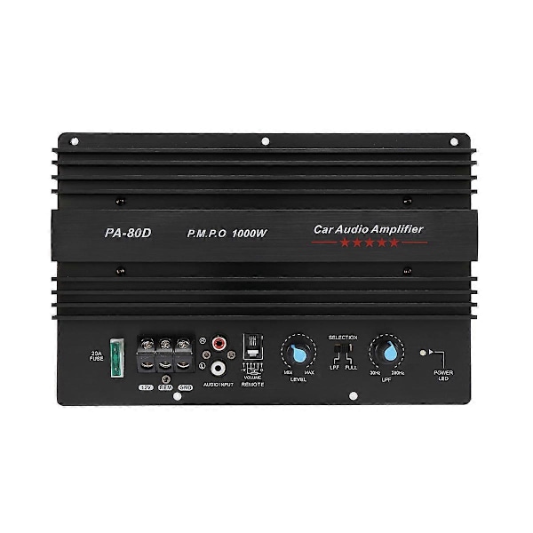 12V 1000W Auton Audio Korkean Tehon Vahvistin Vahvistinlevy Tehokas Subwoofer Basso Vahvistin PA-80D