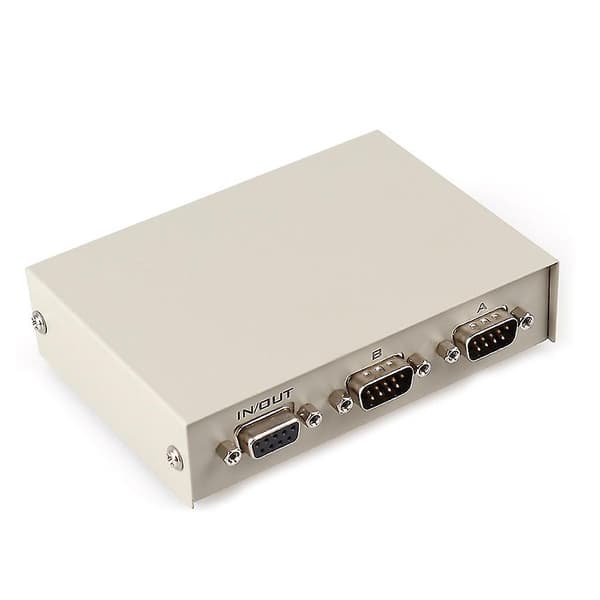 Db 9-bens serie netværksdeling 2-vejs Rs232-switch Ethernet-switcherboks