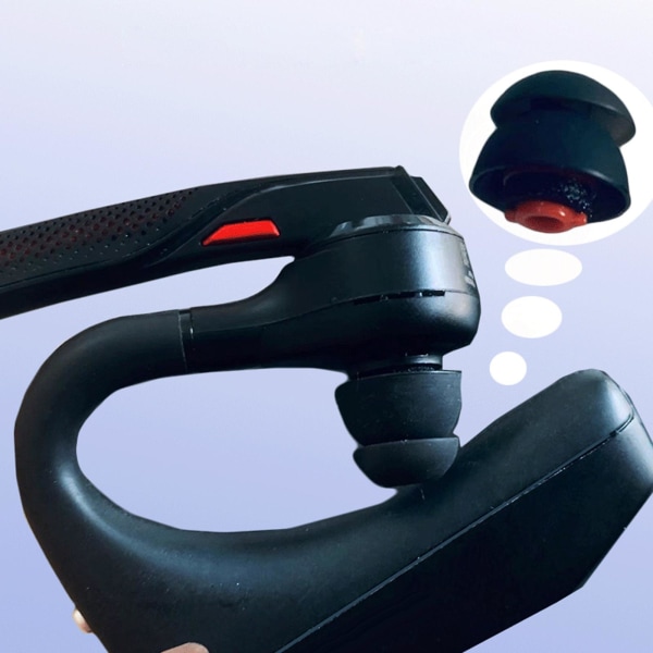 Silikoniset korvatulpat Plantronics Voyager 5200/Legend -kuulokkeille, korvan sisään asennettavat