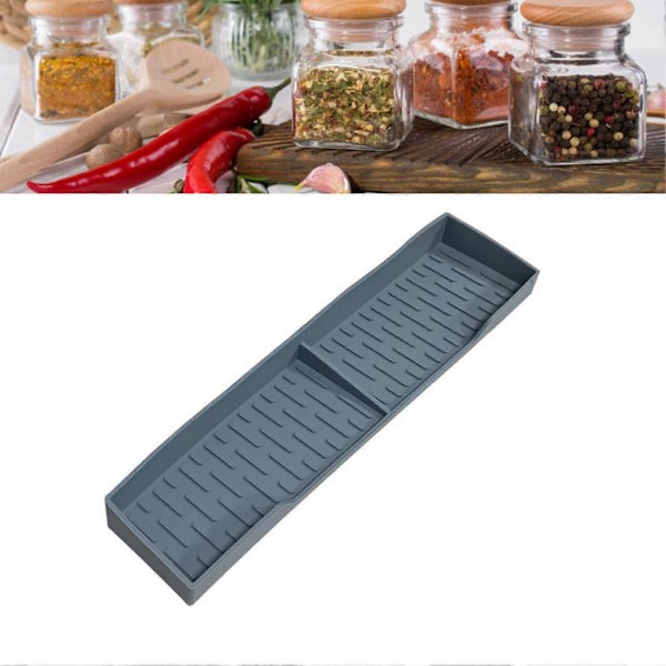 Magneettinen liesitason hylly silikoninen monitoiminen segmentoitu keittiön lieden magneettihylly